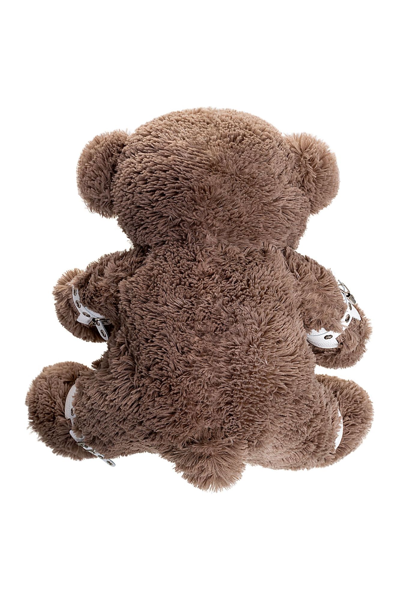 бондажный набор pecado bdsm, «медведь бурый», оковы, наручники, натуральная кожа, белый в Краснодаре