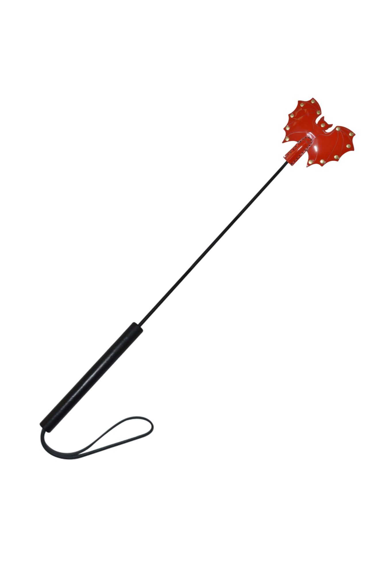 стек sitabella «летучая мышь», кожа, красный, 63 см в Краснодаре