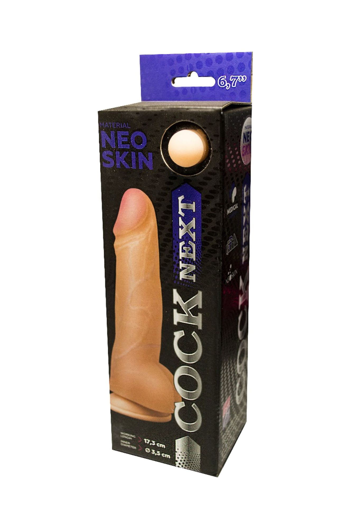 фаллоимитатор cock next lovetoy, tpr, телесный, 20,5 см в Краснодаре