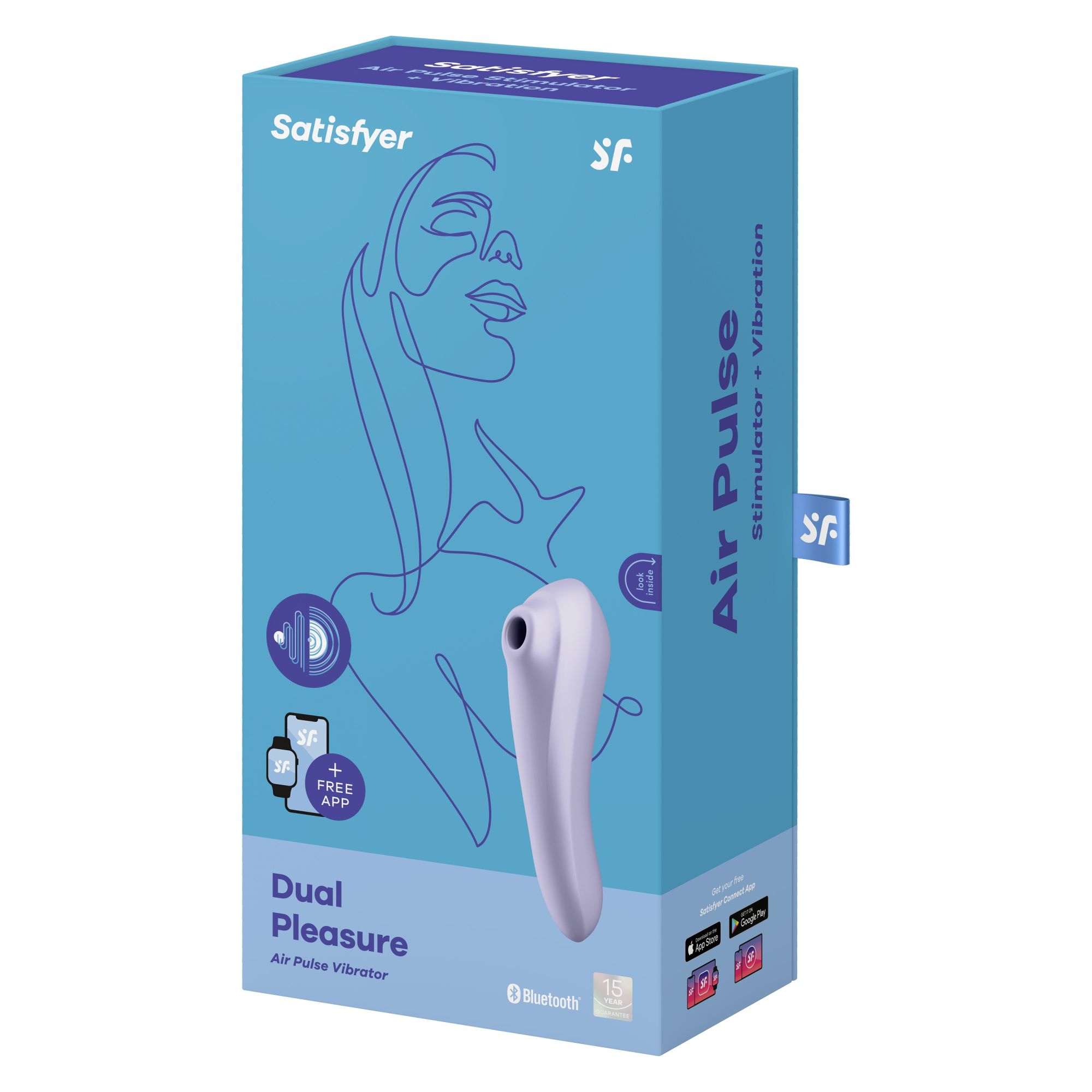 вакуумный массажер satisfyer dual pleasure mauve 003108sa в Краснодаре