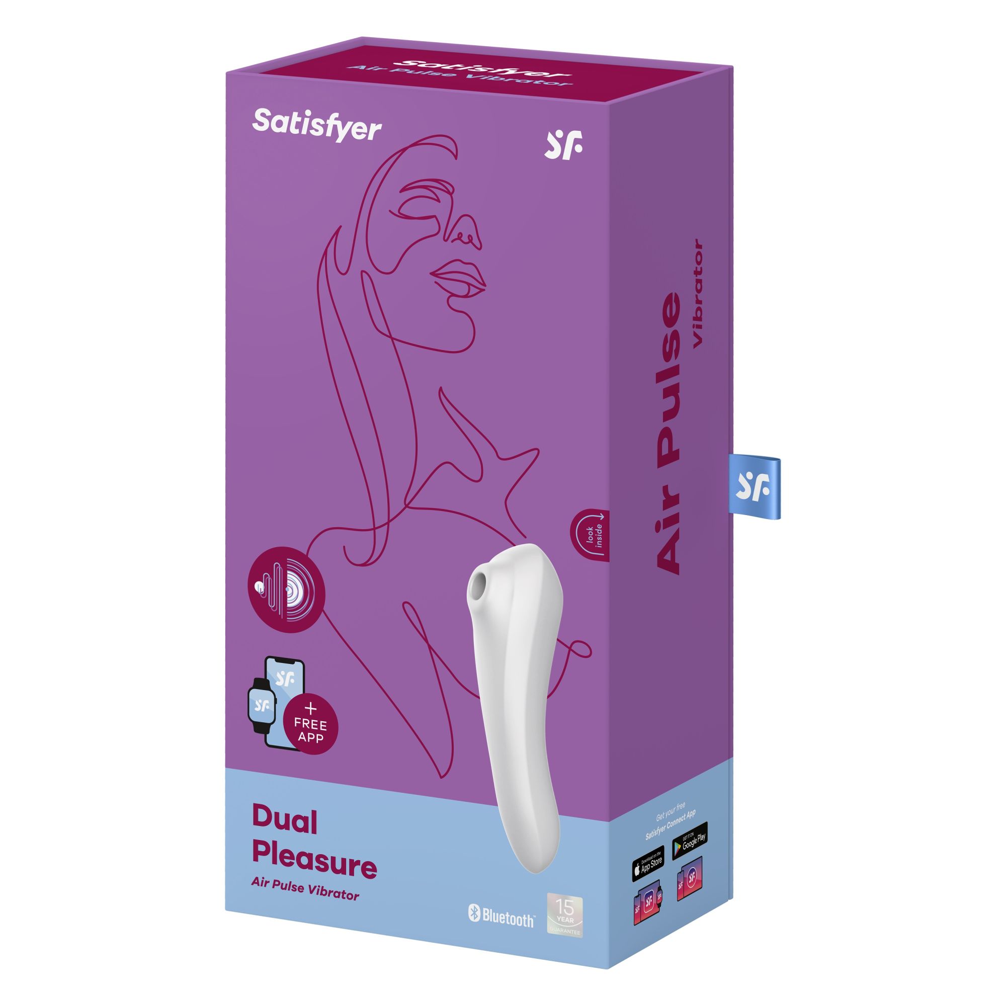 вакуумный массажер satisfyer dual pleasure white 003092sa в Краснодаре