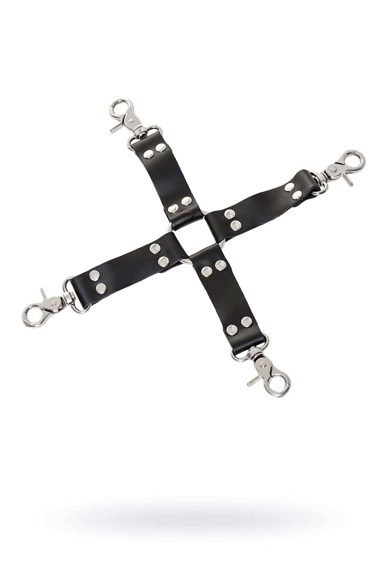 переходник бондажный toyfa theatre, кожанный, черный в Краснодаре