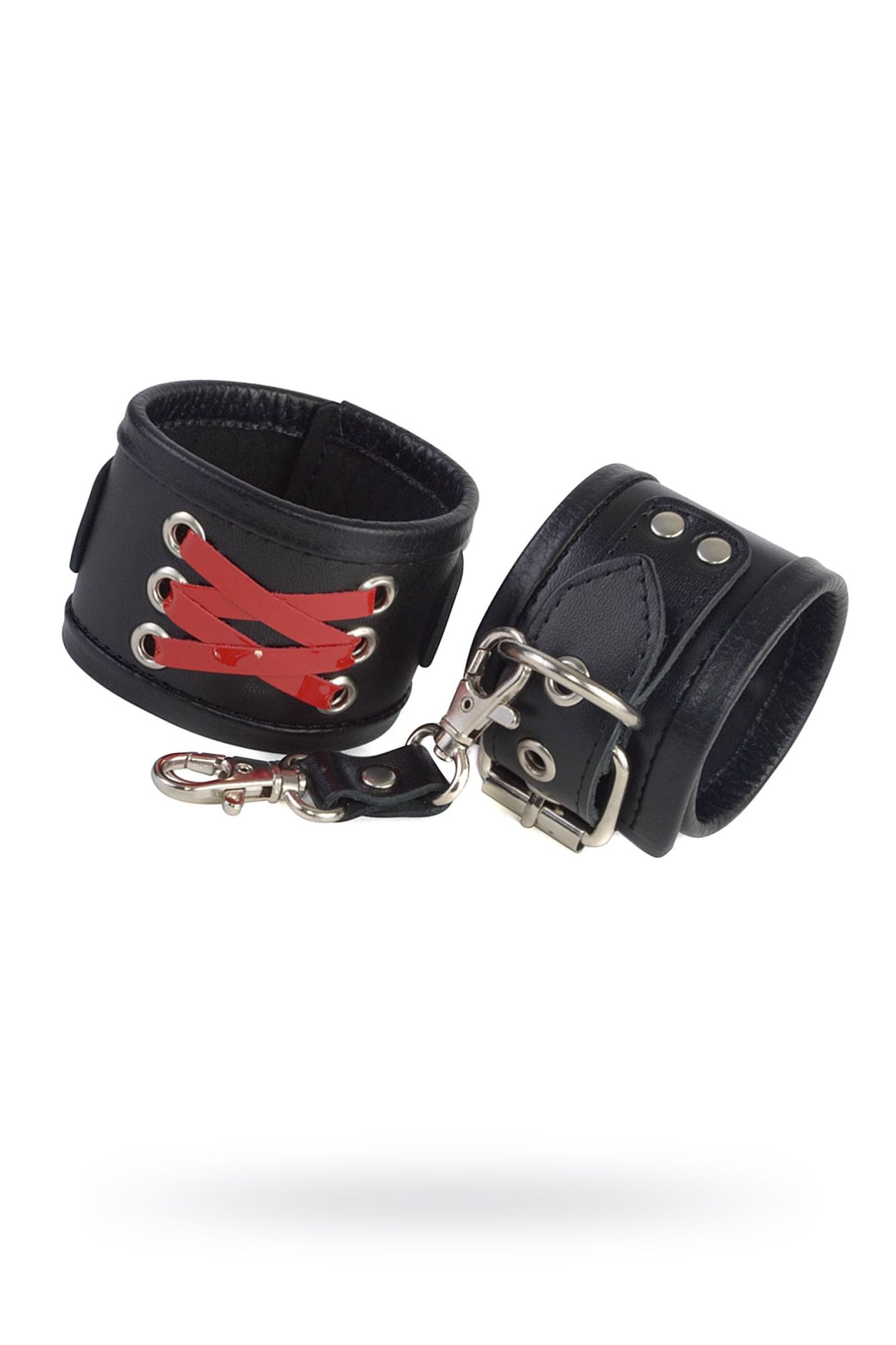 наручники sitabella, кожа, чёрные в Краснодаре