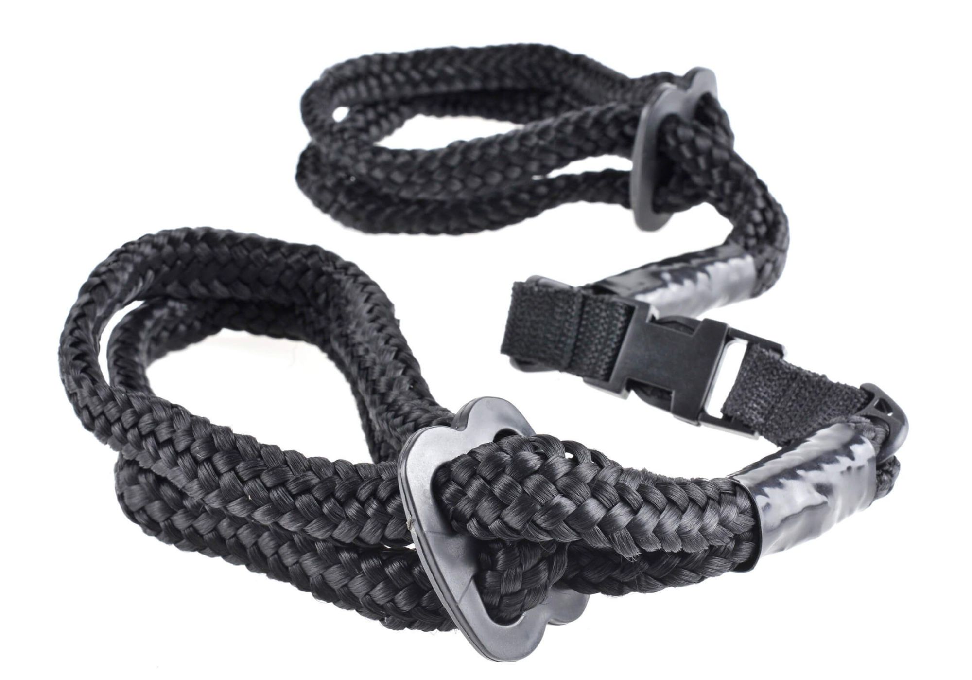 бдсм набор pipedream rope cuff and tether set, черный в Краснодаре