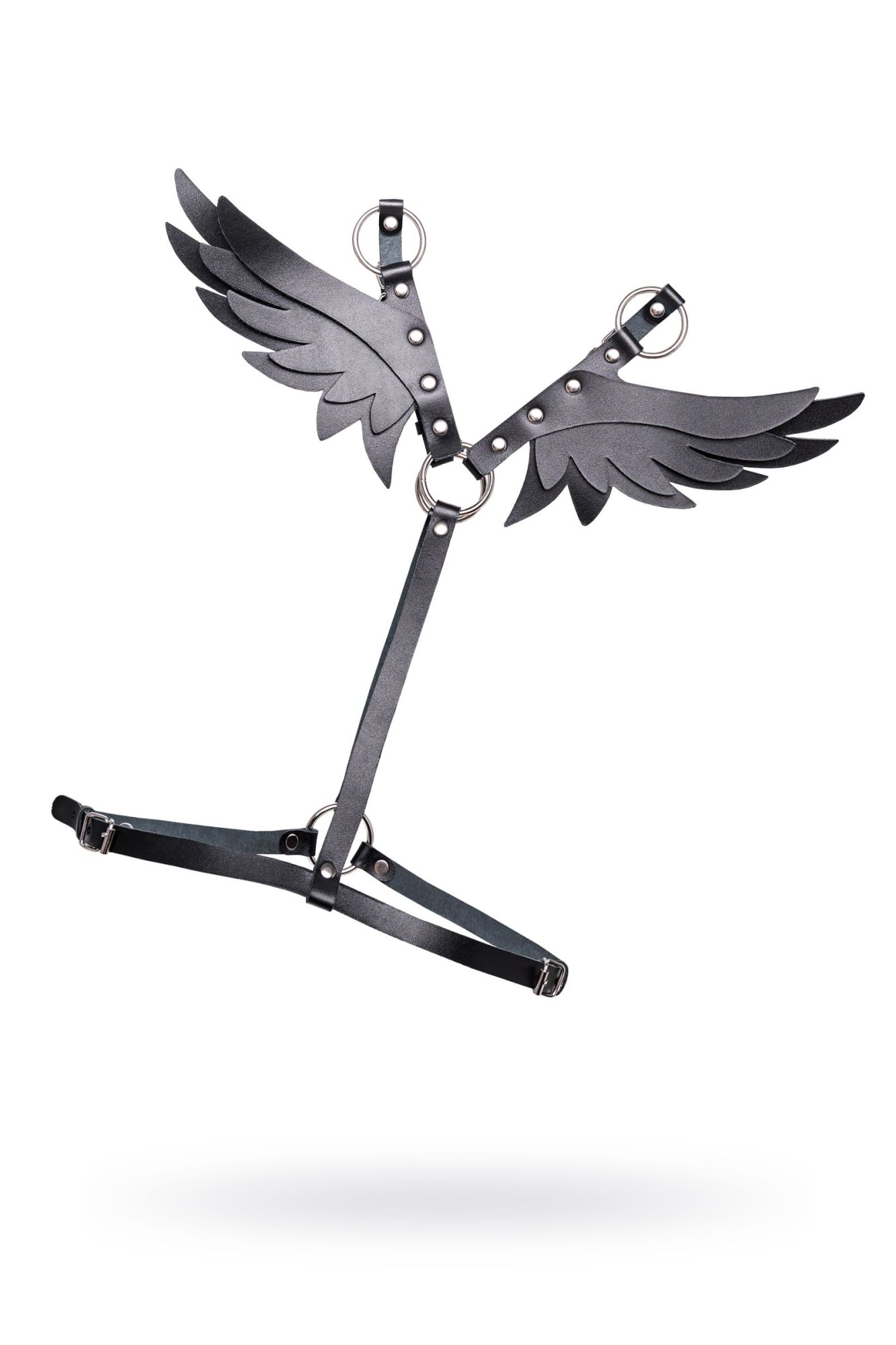 Эротическое портупея pecado bdsm, «крылья», натуральная кожа, черная в Краснодаре