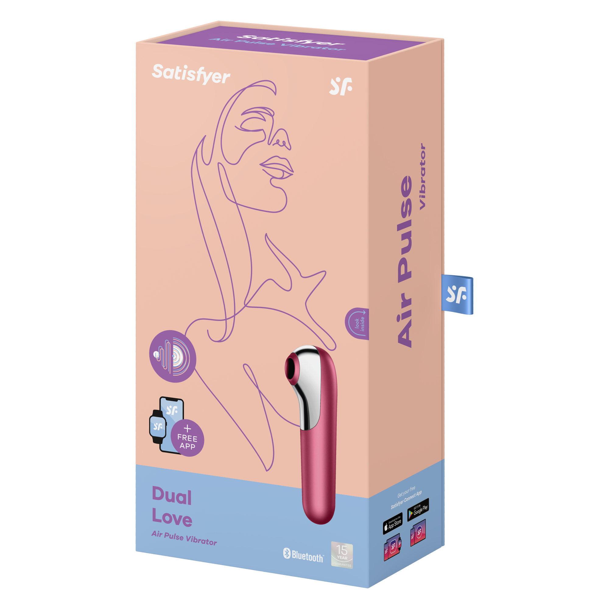 вакуумный массажер satisfyer dual love pink 003054sa в Краснодаре