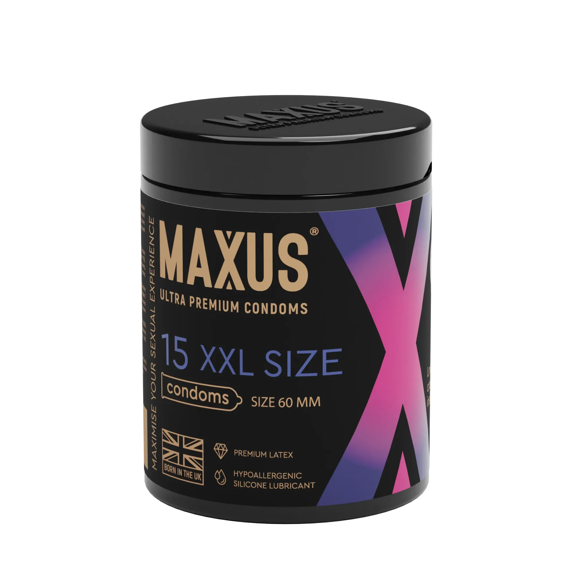 Презервативы MAXUS XXL 15шт. гладкие, увеличенные в Краснодаре