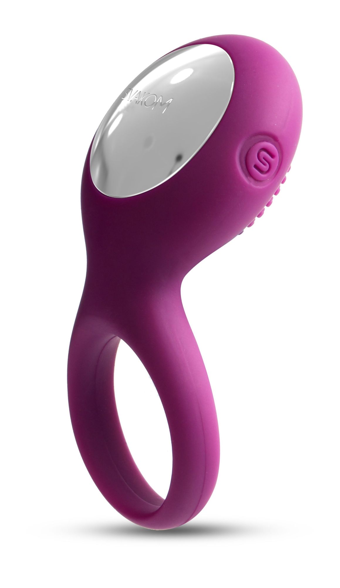 виброкольцо со стимулятором svakom tyler, фиолетовое в Краснодаре
