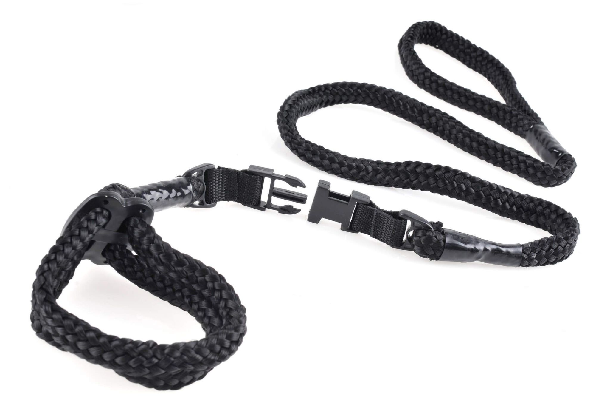 бдсм набор pipedream rope cuff and tether set, черный в Краснодаре