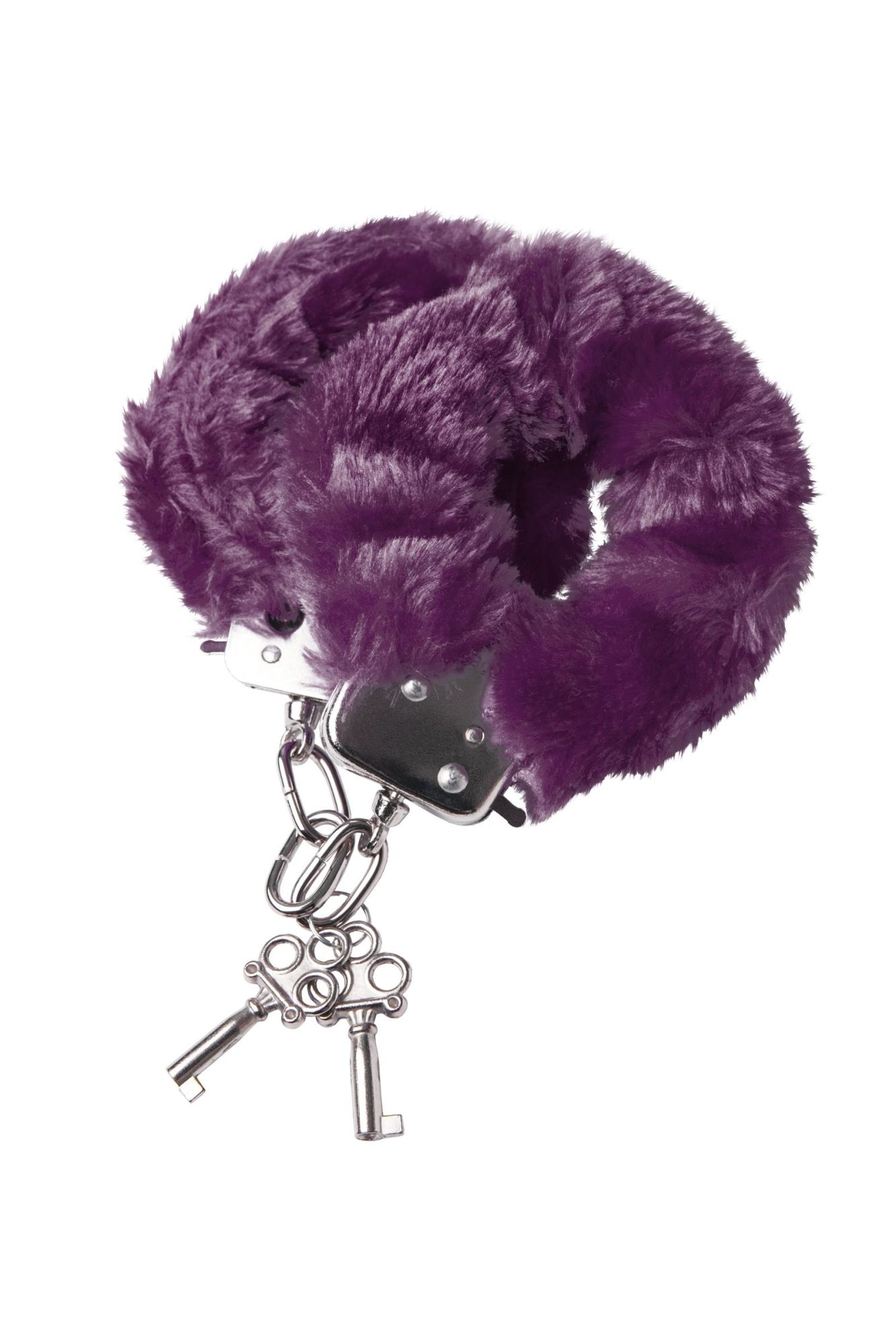 наручники toyfa theatre, меховые, фиолетовые, 28 см в Краснодаре