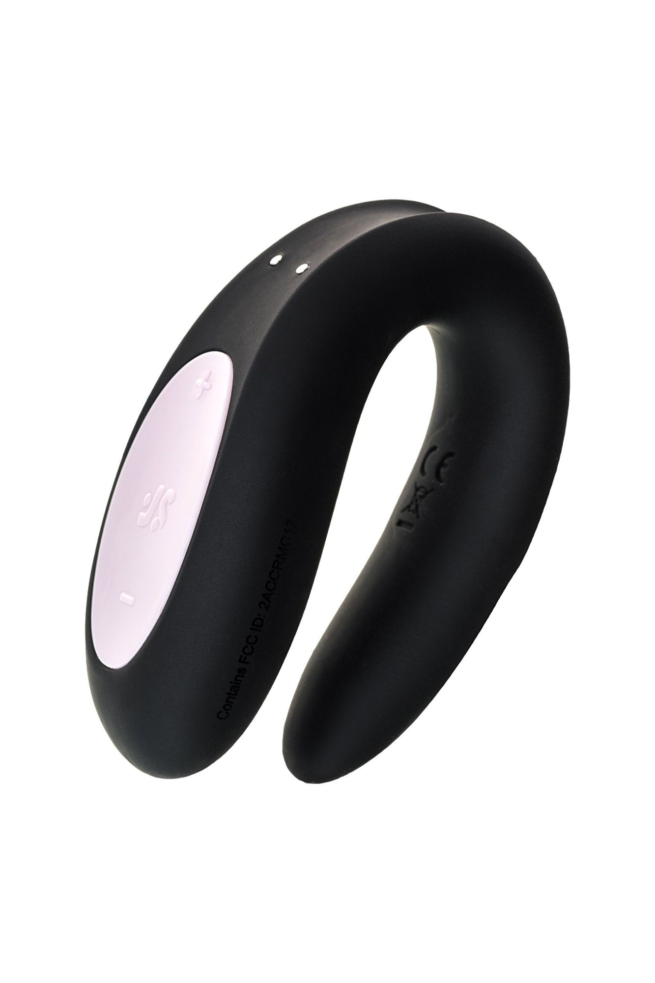 многофункциональный стимулятор для пар satisfyer partner double joy, силикон, чёрный, 18 см. в Краснодаре